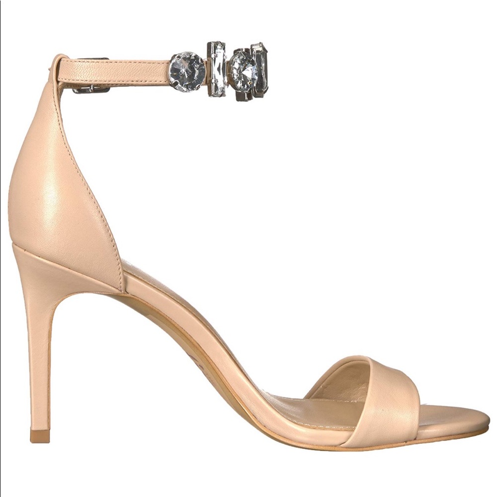 Embellished Jewels Ankle Strap High Heel Sandal - Picture 6 of 7
